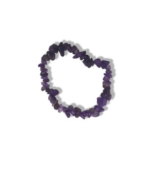 Natural Amethyst Snowflake Crystal Bracelet
