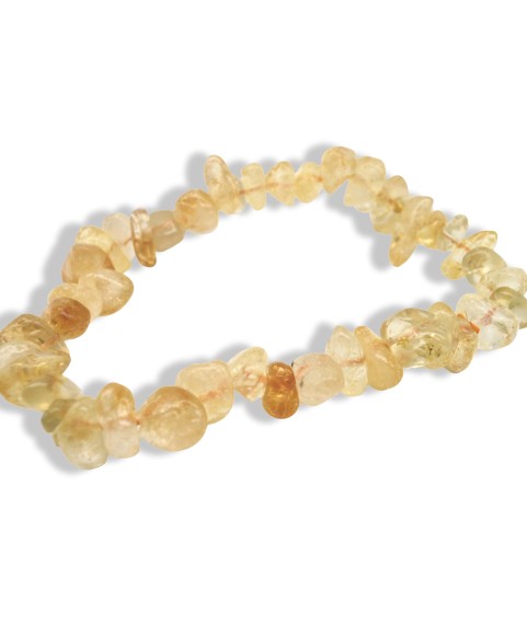 Natural Citrine Snowflake Crystal Bracelet