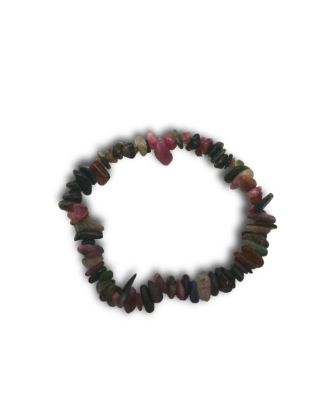 Natural Tourmaline Snowflake Crystal Bracelet