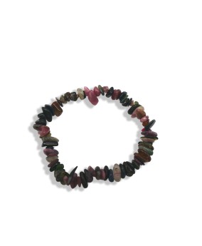 Natural Tourmaline Snowflake Crystal Bracelet